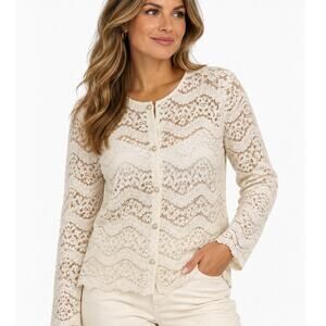 Vintage Henri Bendeln Lace Cardigan